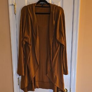 Women's Brown Hooded Sweater